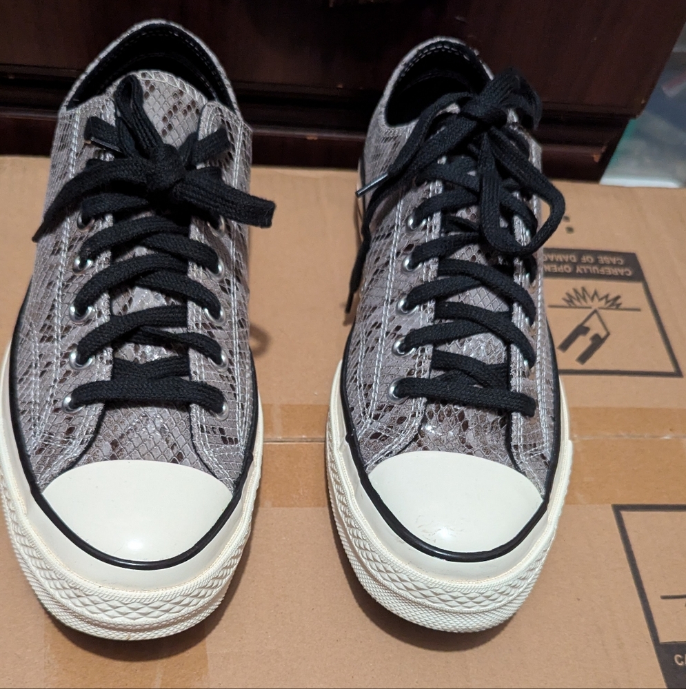 Snake Skin Converse